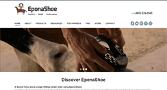 Desktop Screenshot of eponashoe.com